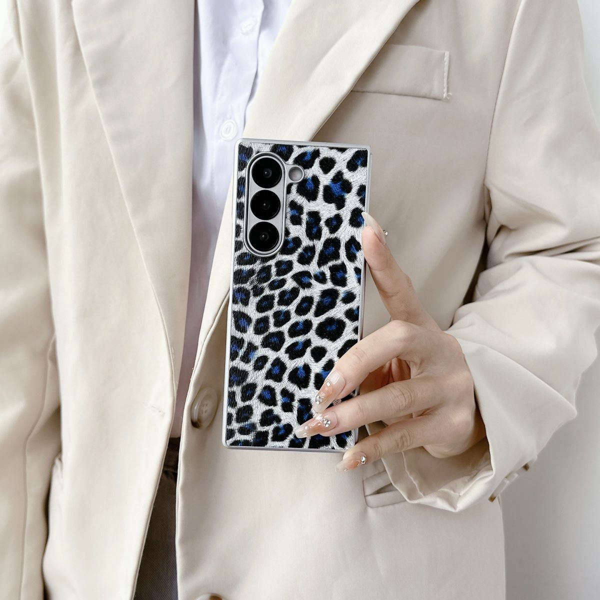 Samsung Galaxy Fold 7 – Leopard Luxe Case