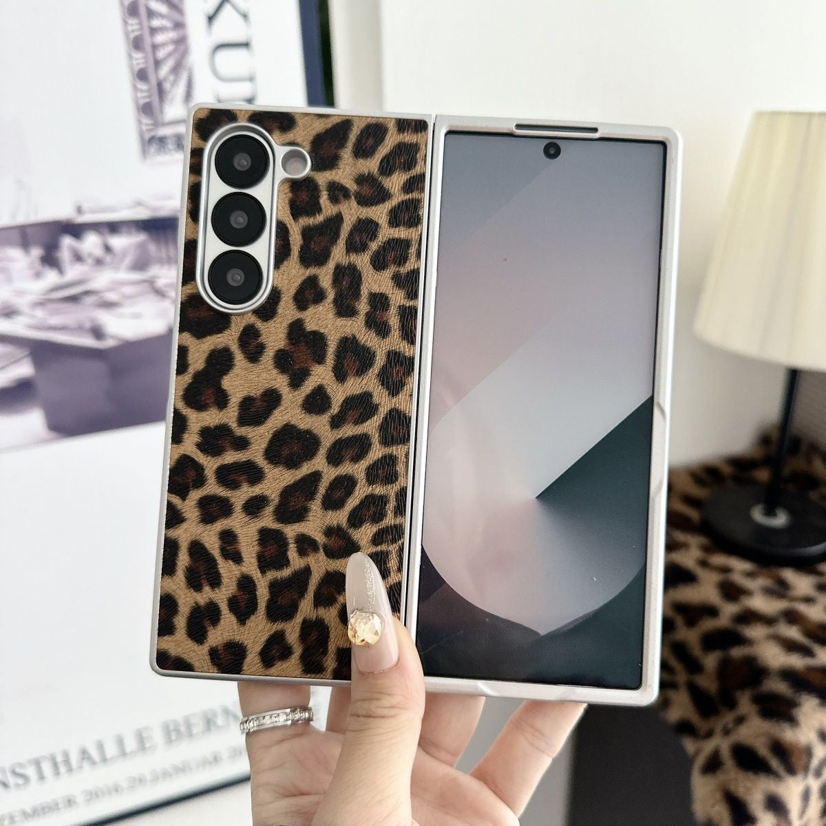 Samsung Galaxy Fold 7 – Leopard Luxe Case