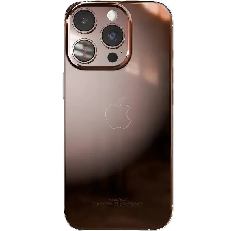 Luxury-Rose-Gold-iPhone-16-Pro-Pro-Max-back - Taishina