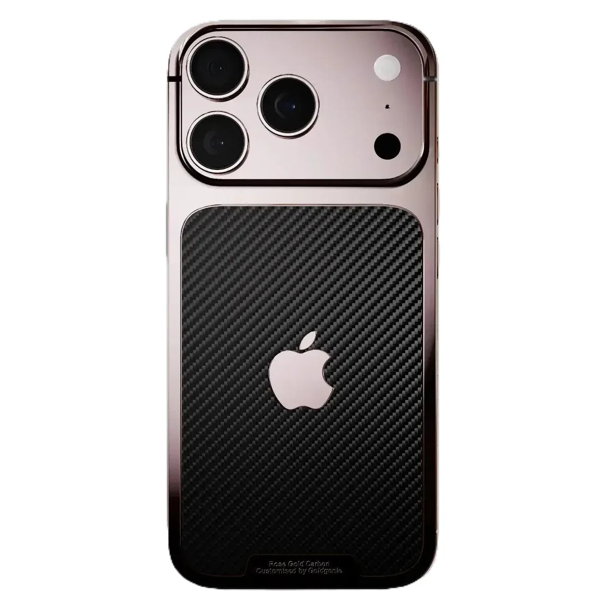 Rose-Gold-Carbon-iPhone-17-back - Taishina