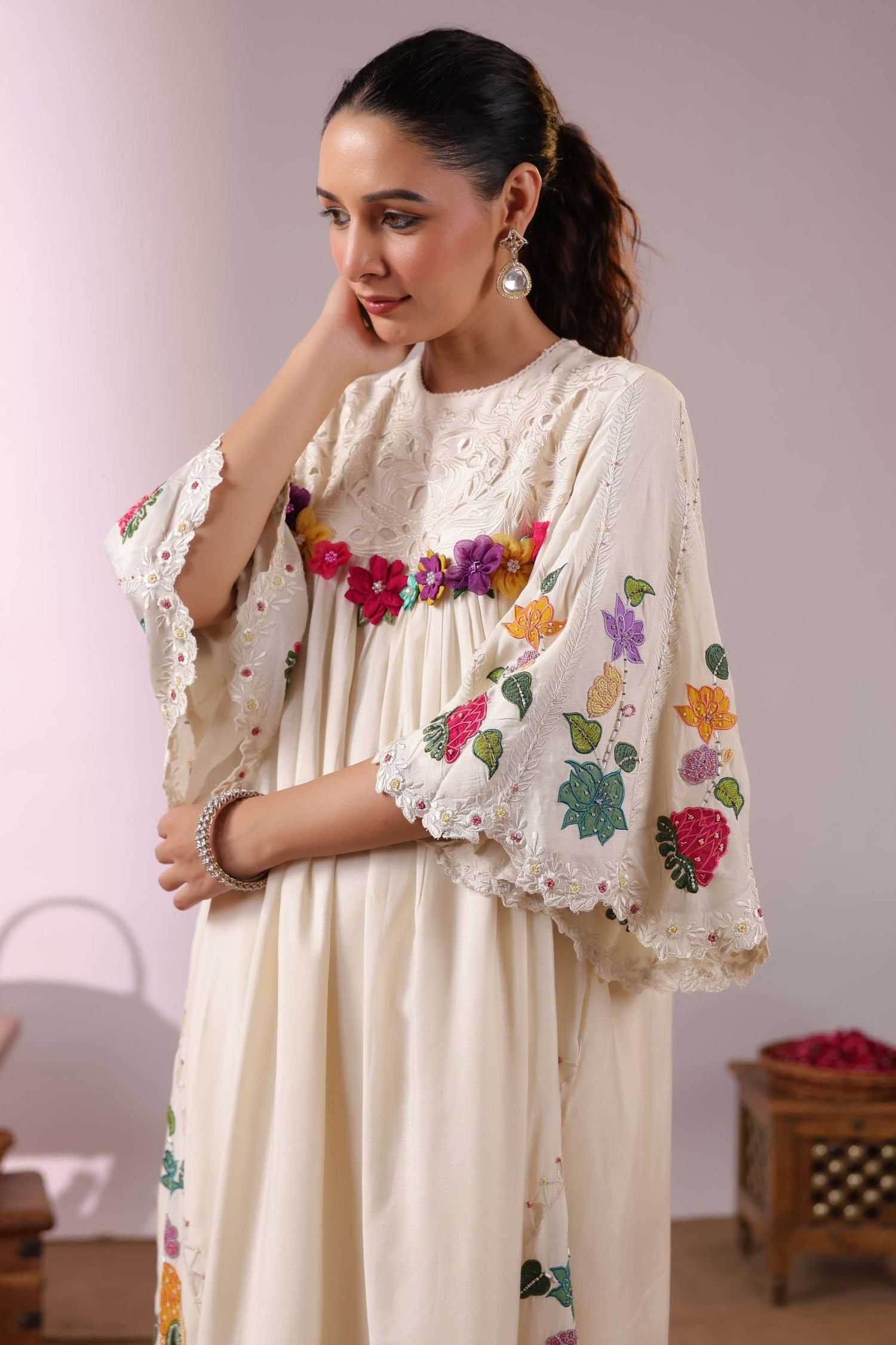 Garden Bloom Kaftan Set