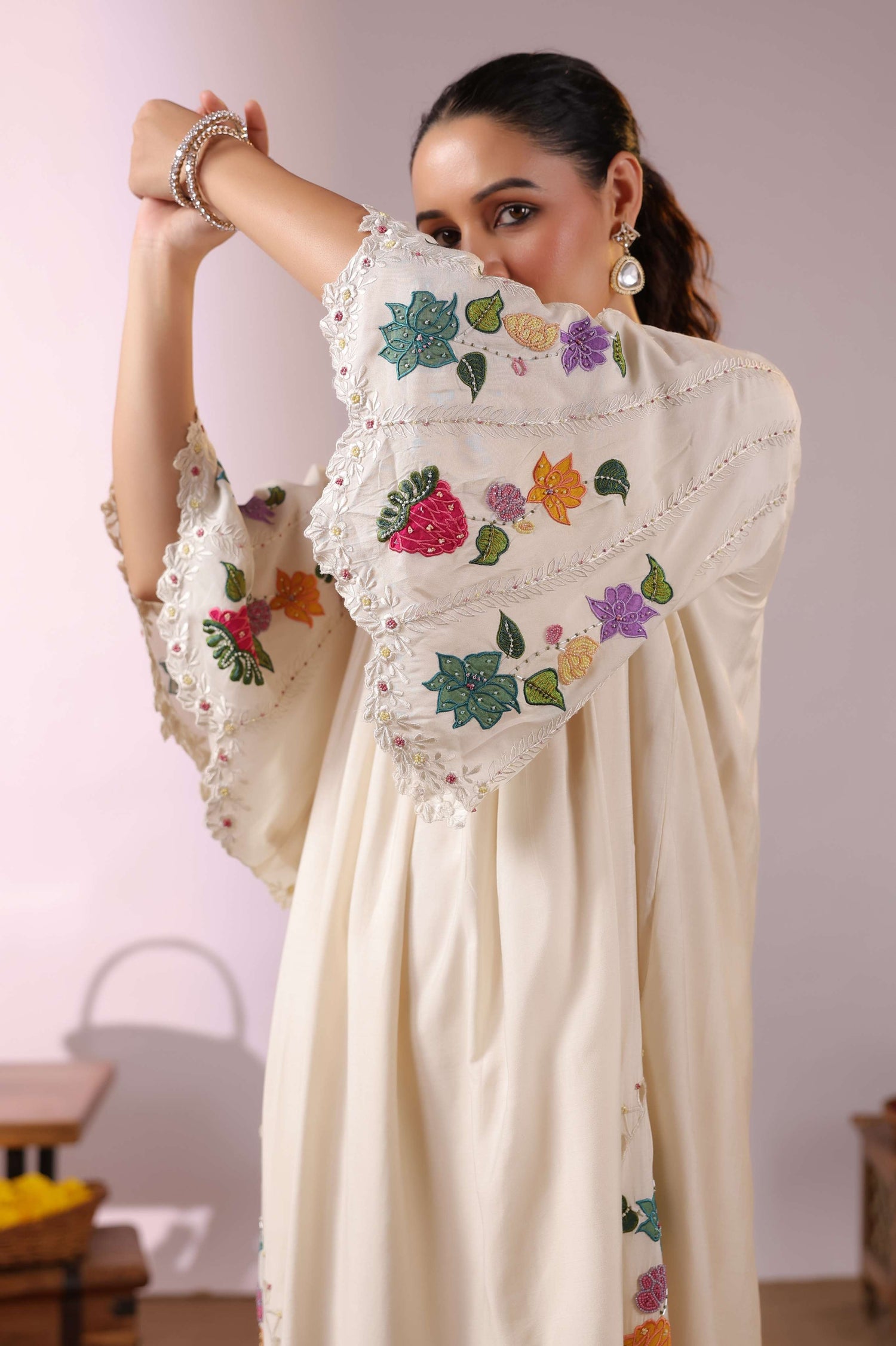 Garden Bloom Kaftan Set