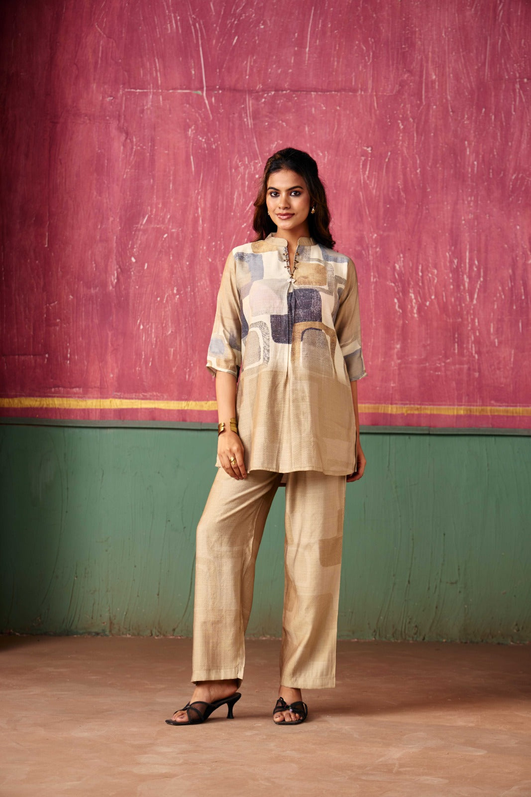 Sandstone Chic Printed Co-ord Set