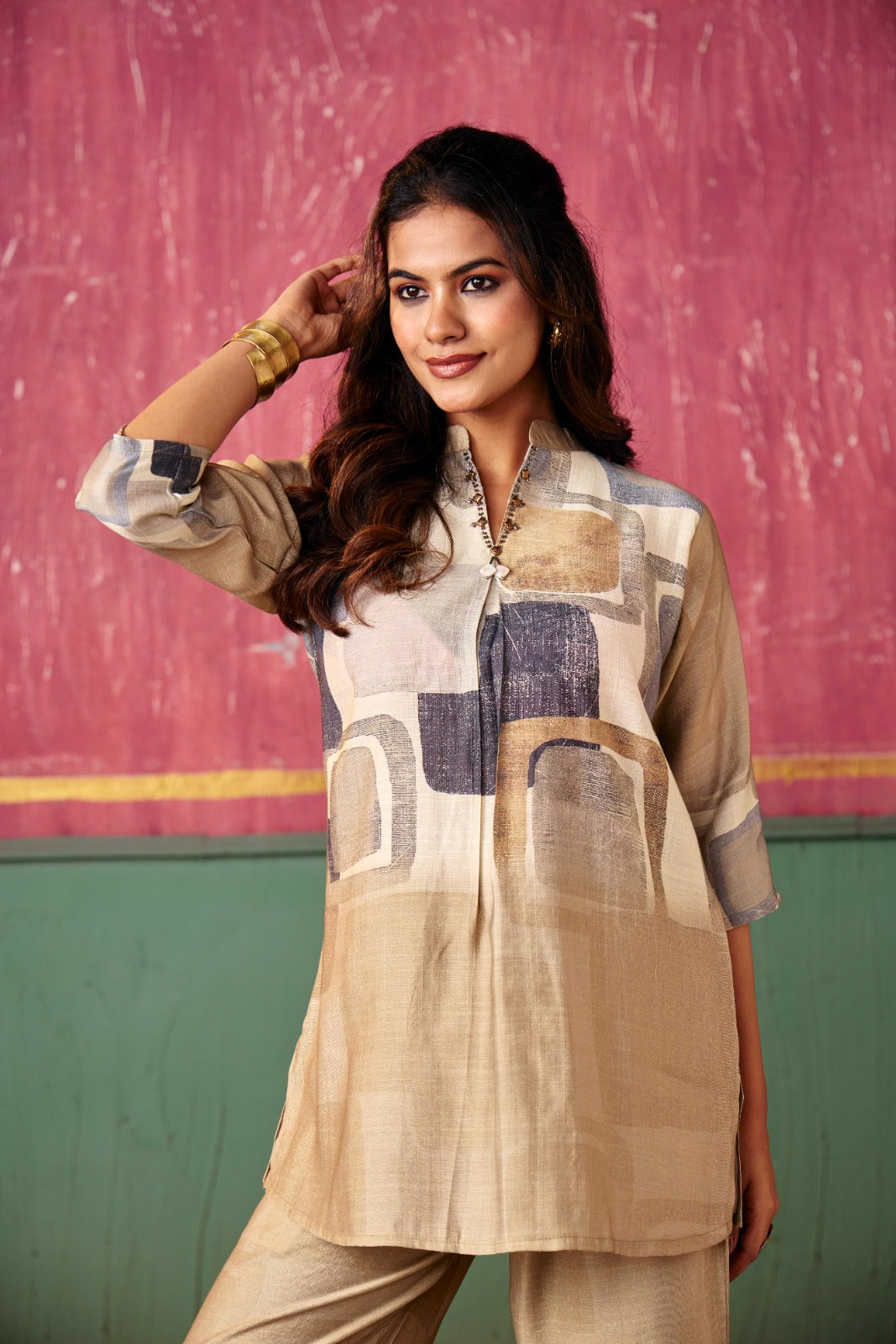 Sandstone Chic Printed Co-ord Set