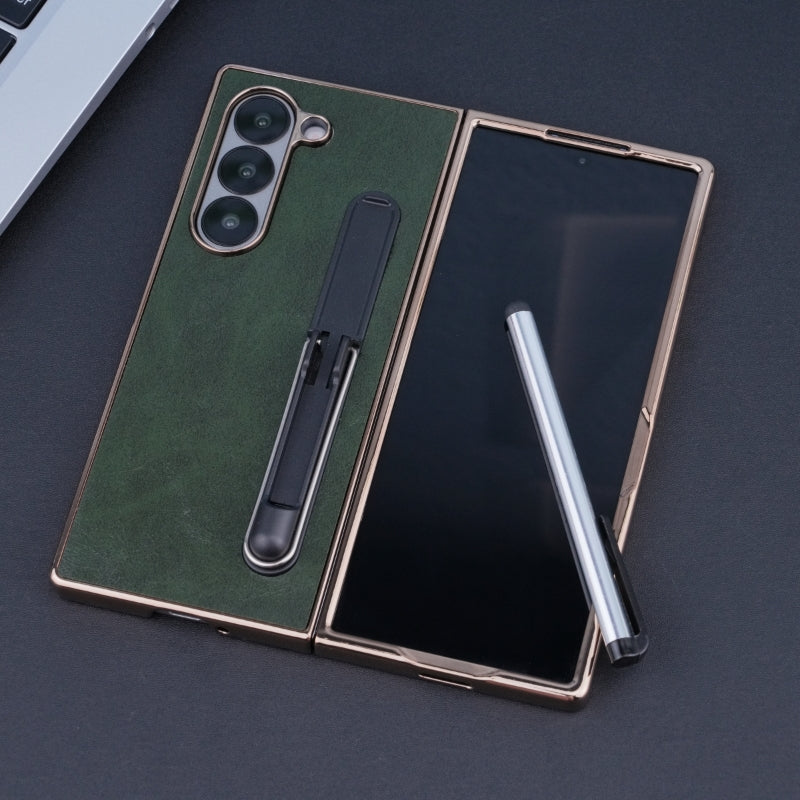 Samsung Galaxy Z Fold 7 – Leather S Pen Case