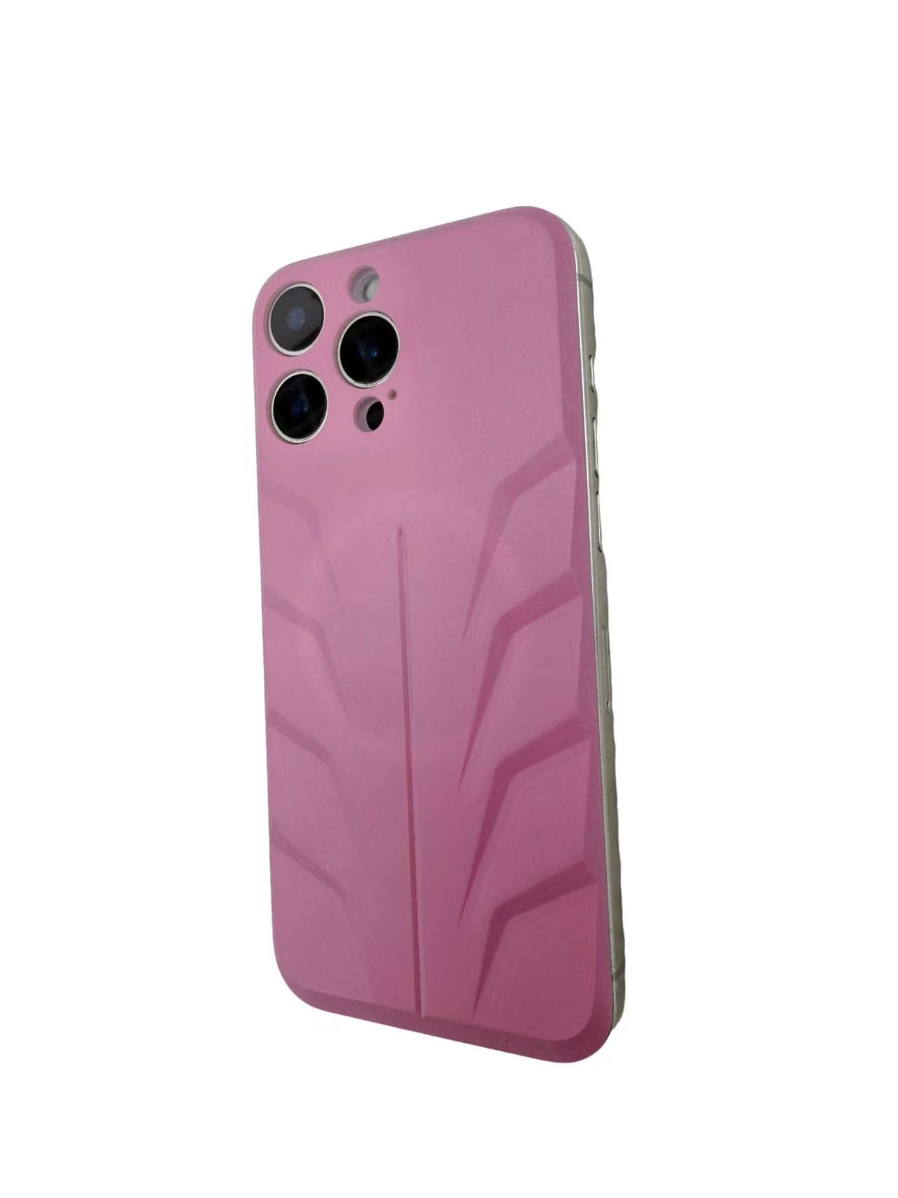 Iphone 16 Pro – Premium Metallic Plate( Pink )