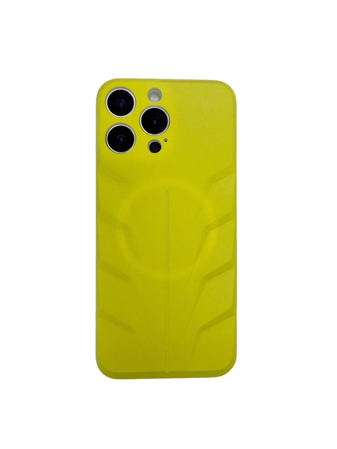 Iphone 16 Promax – Premium Metallic Plate ( Yellow )