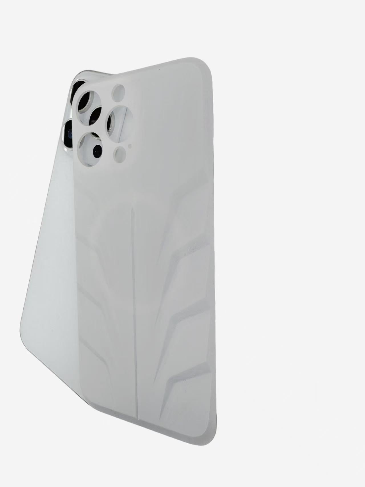 Iphone 16 Promax – Premium Metallic Plate ( White )