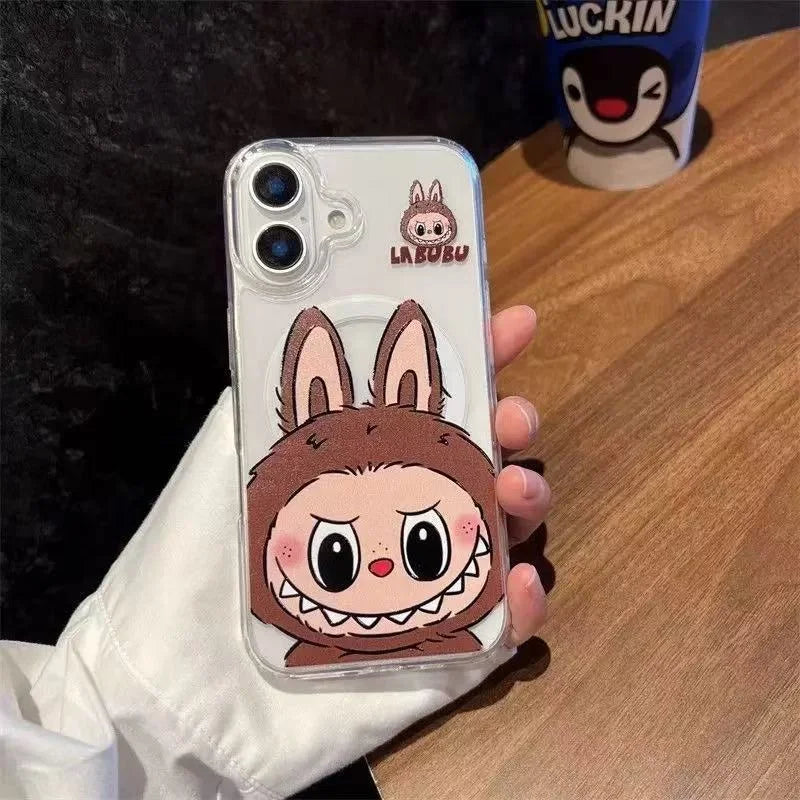 iPhone 16 Pro Max – Fluffy Monster Labubu Case
